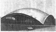К ст. Армоцементные конструкции. Сборно-монолитная оболочка размером 46 X 46 м из армоцементных элементов (Ереван)